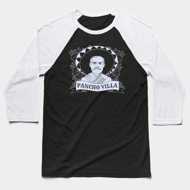 Pancho Villa Baseball T-Shirt by Christyn Evans